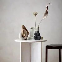 Bloomingville Halfdan Stoneware Vase Black